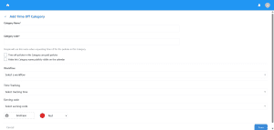 Category Details in Timeoff Module