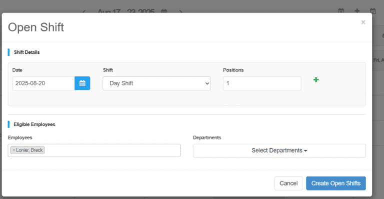 How to Create and Manage Open Shifts || NextGen Workforce