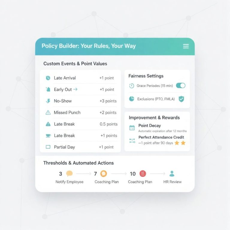Point System Legal Attendance Point System | Fair, Consistent Time Tracking