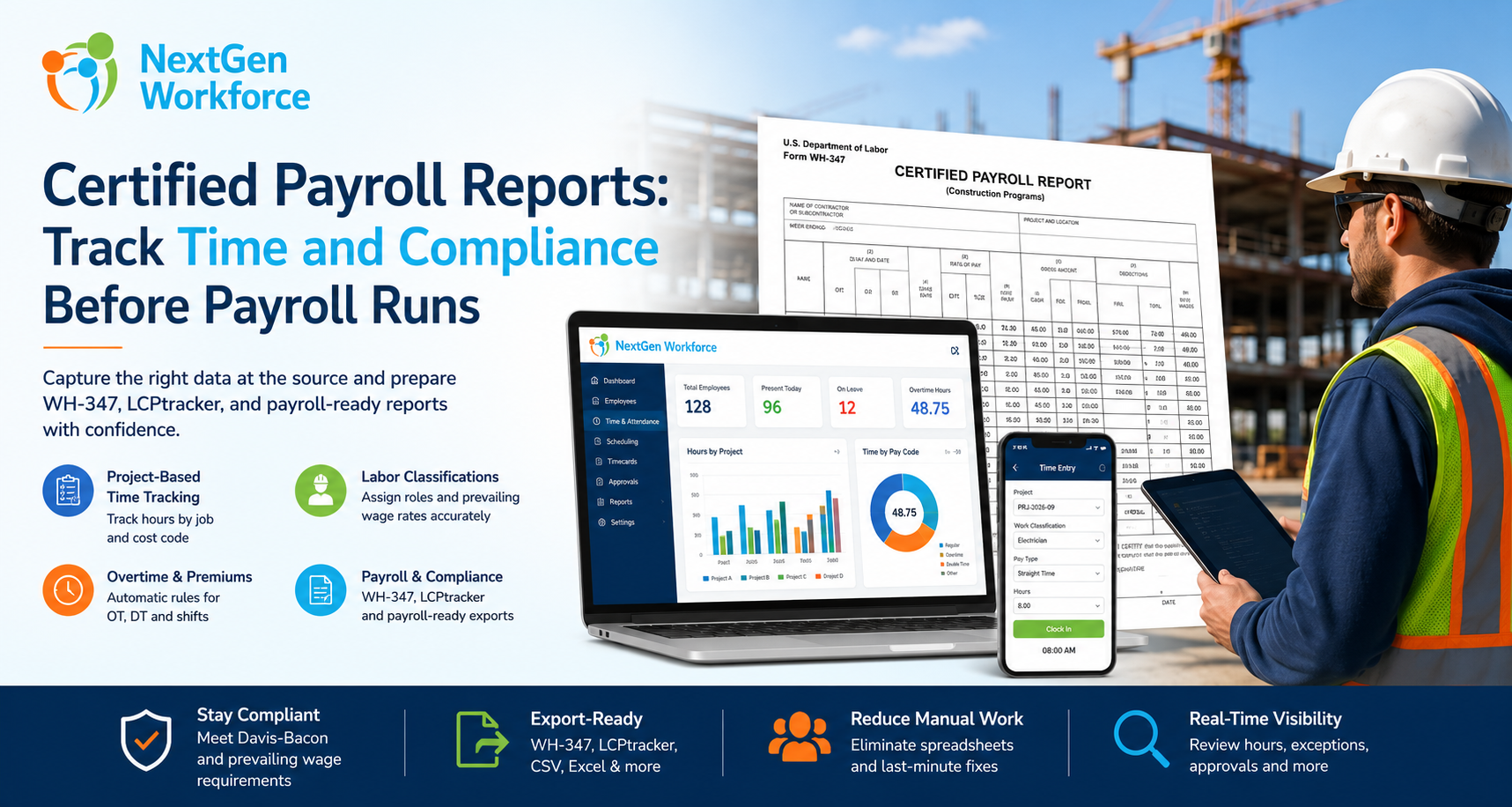 Certified Payroll Reports: Track Time and Compliance Before Payroll