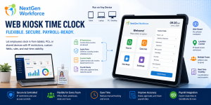 Web Kiosk Time Clock: Flexible Attendance Tracking Without Hardware